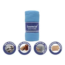 Jogo Lençol Cama Casal Box Com Elastico 3 Pçs Malha Algodão Foto mini 3
