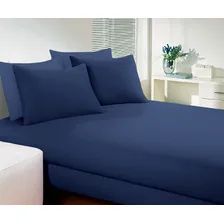 Jogo Lençol Cama Casal Box Com Elastico 3 Pçs Malha Algodão Foto mini 1