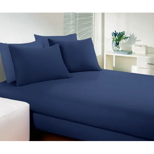 Jogo Lençol Cama Casal Box Com Elastico 3 Pçs Malha Algodão Foto 1