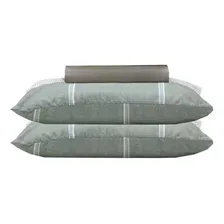 Jogo Lençol Cama King 3 Pçs Santista Royal Otto 100% Algodão Foto  mini 1