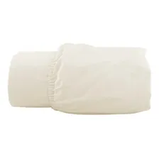 Jogo Lençol King 4 Pçs Algodão 400 Fios Egípcios Cor Palha Desenho Do Tecido Liso Foto mini  3
