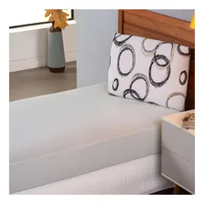 Jogo Lençol Solteiro Malha Algodão Elástico 2 Peças Branco Foto mini  2