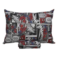 Jogo Lençol Spider Cartoon C/ Elástico Menino Solteiro 2 Pçs Foto mini 1