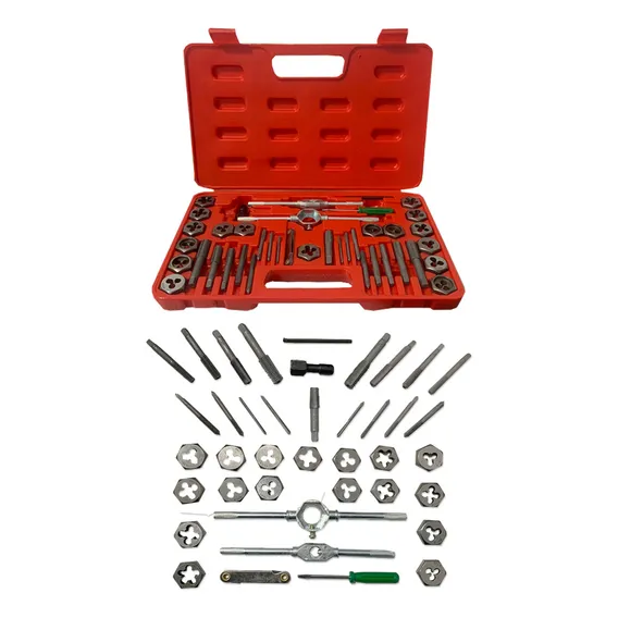 Jogo Macho E Tarracha Maleta 40 Peças Lee Tools Foto 1