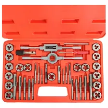 Jogo Macho E Tarraxa Para Metal Aço Tungstênio Com 40 Peças Foto mini 4