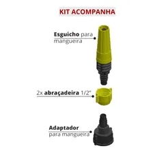 Jogo Mangueira Siliconada Standard 20m 7/16 Verde DurÃn Foto mini 4