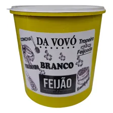 Jogo Mantimento Redondo Plástico Cor Amarelo Foto mini 3