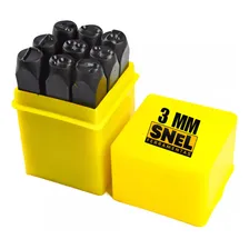 Jogo Marcador Pino Chassi Punção Algarismo 3mm Números Snel Ferramentas Foto mini 1