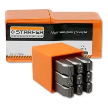 Jogo Marcador Punção Algarismo 2mm Starfer Foto mini 2