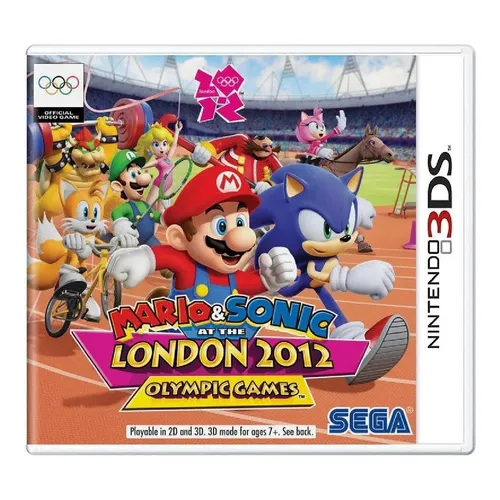Jogo Mario E Sonic At London 2012 Olympic Games Nintendo 3ds Foto 1