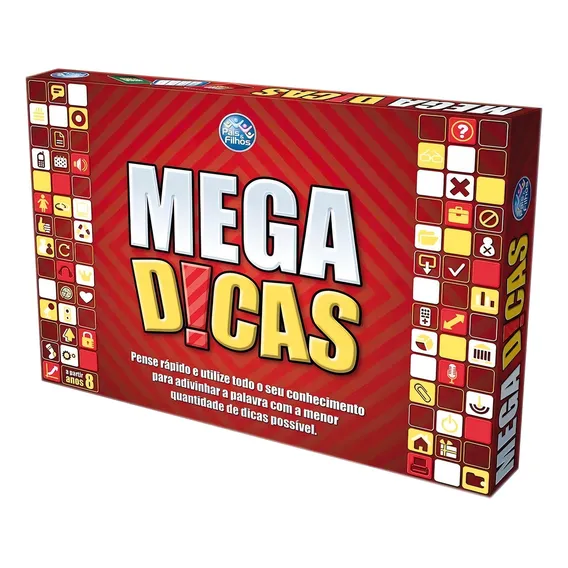 Jogo Mega Dicas - Jogo De Tabuleiro - Pais E Filhos Foto 1