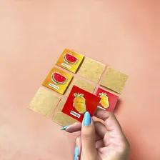 Jogo Memória Frutas Infantil Educativo De Madeira Didático Foto mini 3