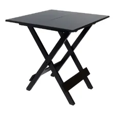 Jogo Mesa 70x70 Com 4 Cadeiras Para Bar Restaurantes Rei Sol Cor Preto Foto mini  2