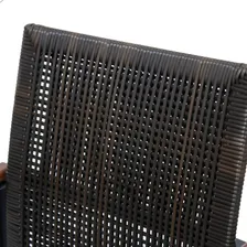 Jogo Mesa E Cadeira Fibra Para Jardim Poltrona Area Externa Estrutura Opcional Foto mini 4