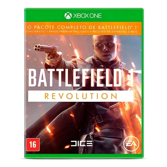 Jogo Midia Fisica Battlefield 1 Revolution Pra Xbox One Foto 1