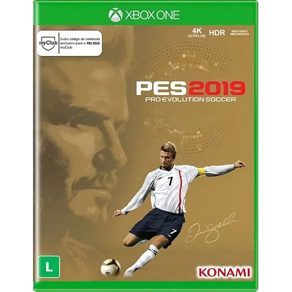 Jogo MĂdia FĂsica Pes 2019 David Beckham Edition Xbox One Foto 1