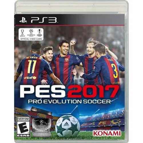 Jogo MĂdia FĂsica Pro Evolution Soccer 2017 Pes 2017 Ps3 Foto 1