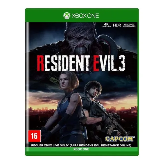 Jogo Midia Fisica Resident Evil 3 Remake Para Xbox One Foto 1