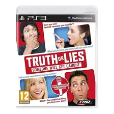 Jogo Midia Fisica Truth Or Lies Jogo Da Verdade Thq Para Ps3 Foto  mini 1