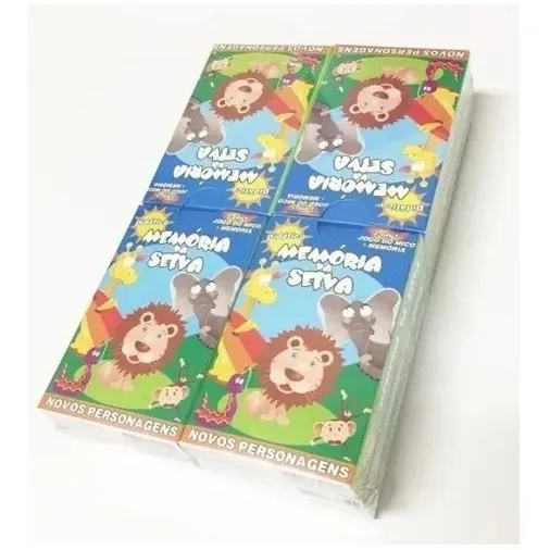 Jogo Mini Mem贸ria Da Selva Pcte C/ 12 Cx Prenda Lembrancinha Foto 1