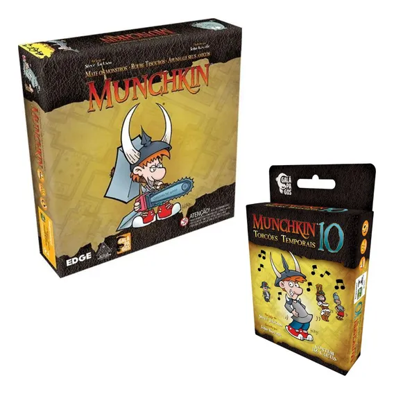 Jogo Munchkin + Expansão Munchkin 10 - Torções Temporais Foto 1