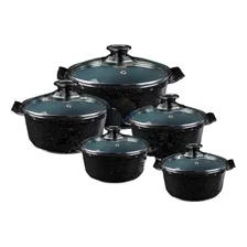 Jogo Panelas Revestimento Cerâmica Aluminio Fundido Javali Cor Preto Liso Foto mini 1