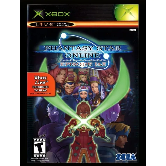 Jogo Phantasy Star Online Episode 1 E 2 Xbox Foto 1