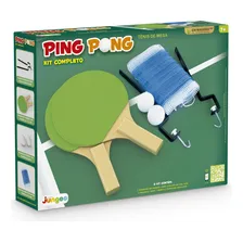 Jogo Ping Pong Kit Completo Raquete Bola Suporte Rede Junges Cor Colorido Foto mini 1