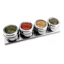 Jogo Porta Condimentos Magnéticos 5 Peças Cor Inox Foto mini 3