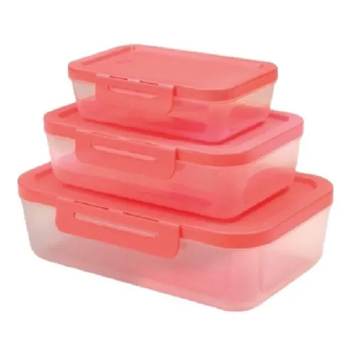Jogo Potes Herméticos Bpa Free Com Trava Microondas Freezer Foto 1