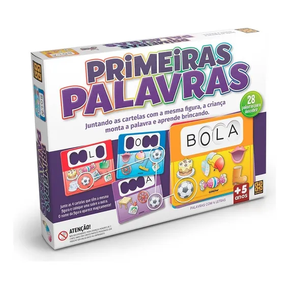 Jogo Primeiras Palavras Grow Foto 1