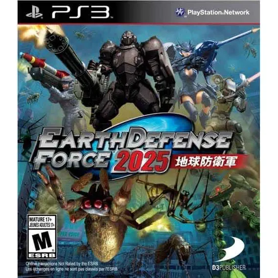 Jogo Ps3 Earth Defense Force 2025 Fisico Foto 1