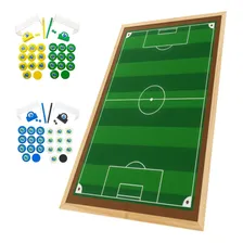 Jogo Quadro De Futebol 90x60cm + Jogo De Botão 2 Times Copa Foto  mini 1