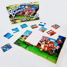 Jogo Quebra-cabeça Circo Educativo Pedagógico Foto mini  2