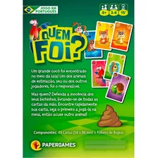 Jogo Quem Foi? Papergames Foto mini 2