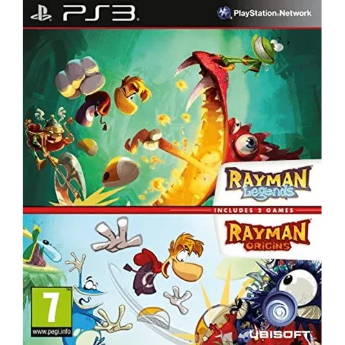 Jogo Rayman Legends + Rayman Origins (bundle) Ps3 Foto 1
