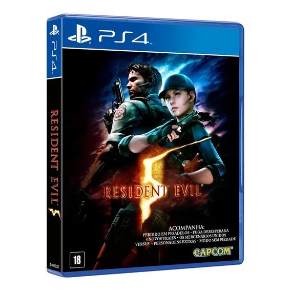 Jogo Resident Evil 5 Ps4 Br Midia Fisica Foto 1