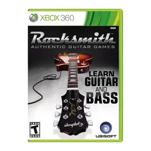 Jogo Rocksmith Authentic Guitar Games Xbox 360 Midia Fisica Foto 1