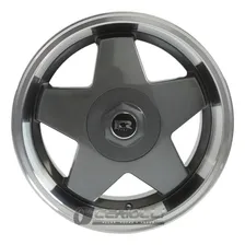 Jogo Roda 17 Borbet 4x100 Gol Civic Saveiro + Bicos Cor Grafite Diamantado Foto  mini 1