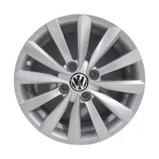 Jogo Roda Aro 14 Vw 4x100 Gol G1 G2 G3 G4 (+ Bicos) Zk300 Cor Prata Foto mini 2