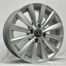 Jogo Roda Aro 14 Vw 4x100 Gol G1 G2 G3 G4 (+ Bicos) Zk300 Cor Prata Foto mini 4