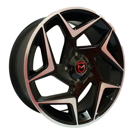 Jogo Roda Aro 15 Nova Ford New Fiesta Titanium 4x108 + Bico Cor Preta Diamante Foto 1