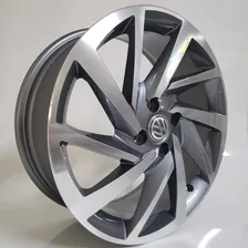 Jogo Roda Aro 15 Vw Gol G2 G3 G4 G5 G6 G7 4x100 + Bicos Cor Grafite Diamante Foto mini 2