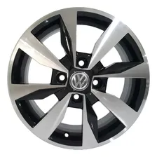Jogo Roda Aro 15 Vw Gol G2 G3 G4 G5 G6 G7 4x100 + Bicos Cor Preto Diamante G7 Foto mini 1