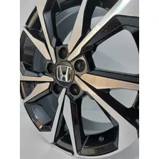 Jogo Roda Aro 17 Honda Civic Si Turbo 5x114 Zk988 Cor Preto Diamantado 5x114 Foto mini 3
