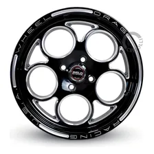 Jogo Roda Aro15 Weld Magnun 15x4 E 15x7 4x100 Gol Chevette Cor Preto Diamantado Foto mini  2