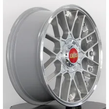 Jogo Roda Bbs Rs Aro 17 Tala 7 4x100 4x108 Borda Gts Cor Prata 4x100 Foto mini 3