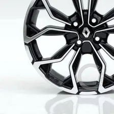 Jogo Roda Clio Aro 15 4x100 + Bicos Cor Preto Diamantado Foto mini 3