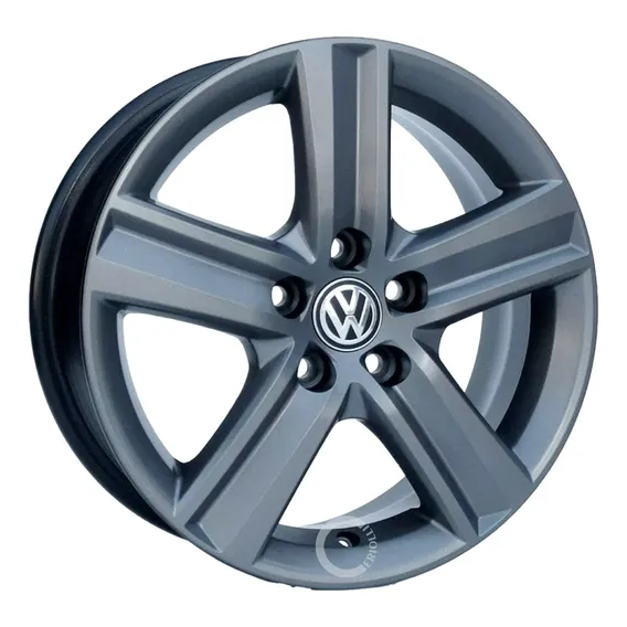 Jogo Roda Fox Highline 2016 Aro 15 5x100 + Grafite Fos Cor Grafite Fosco Foto 1