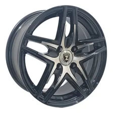 Jogo Roda Zuma Wheels Aro 15 Modelo 3269 B4 4x100 Cor Preto Com Diamantado Foto mini  2